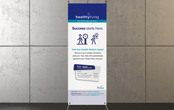 Wellness Program Vinyl Banner